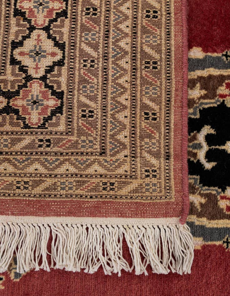 Detail image of 4' 2 x 6' 1  Hand Knotted Bokhara Oriental Rug