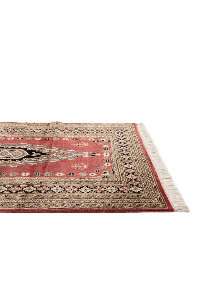 Detail image of 4' 2 x 6' 1 Hand Knotted Bokhara Oriental Rug