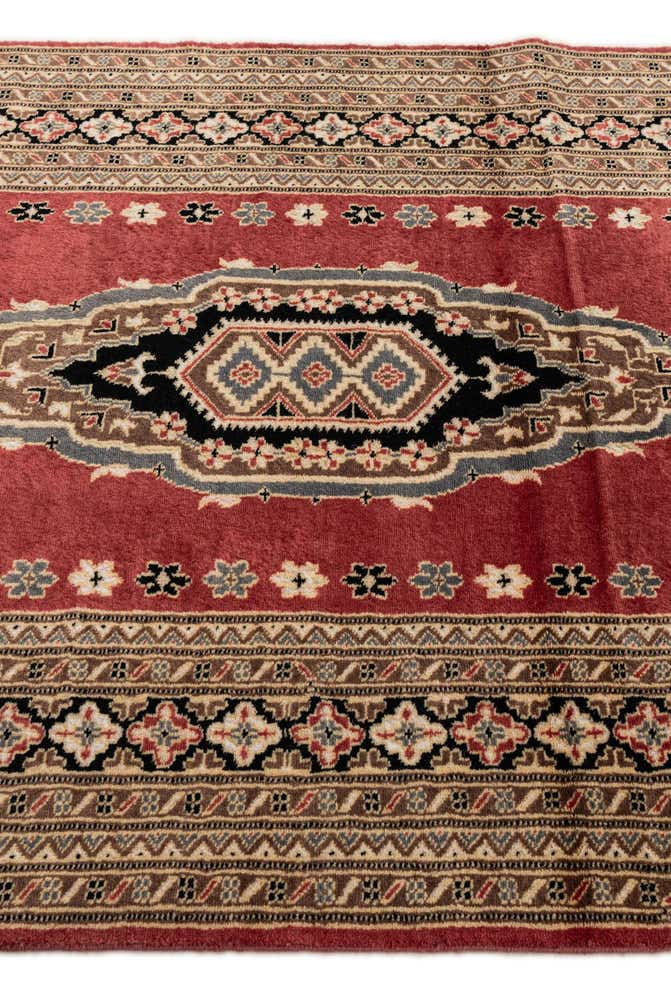 4' 2 x 6' 1 Hand Knotted Bokhara Oriental Rug