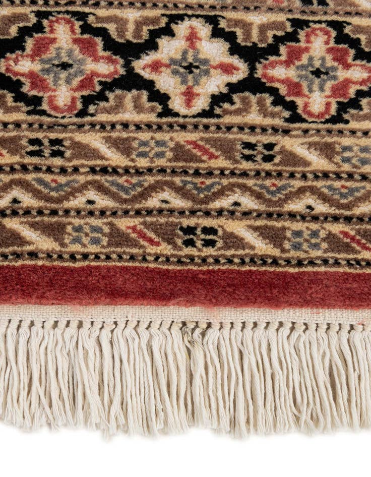 Detail image of 4' 2 x 6' 1  Hand Knotted Bokhara Oriental Rug