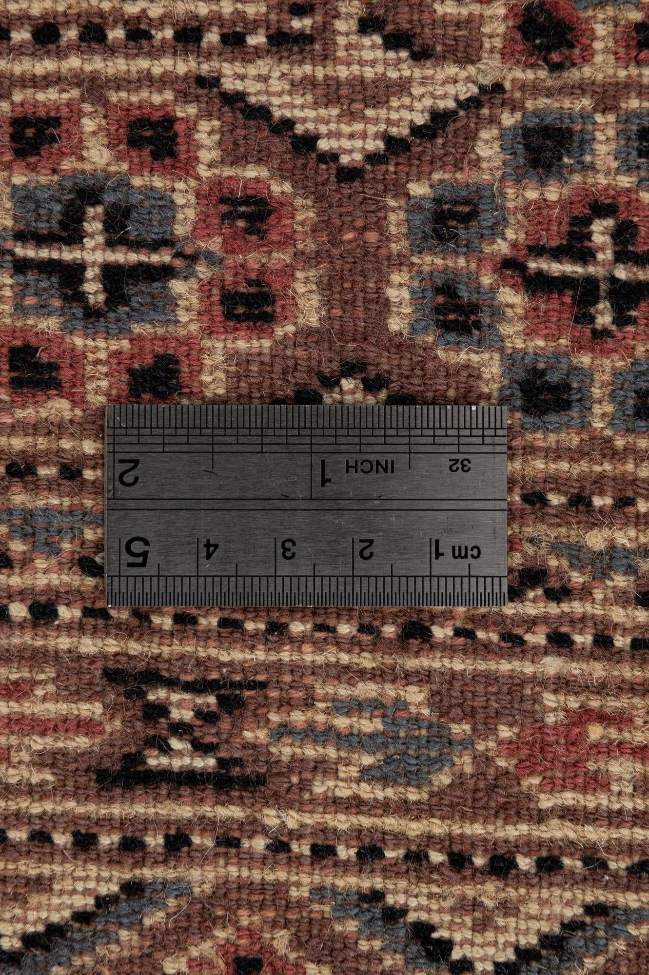 4' 4 x 5' 11 Hand Knotted Bokhara Oriental Rug