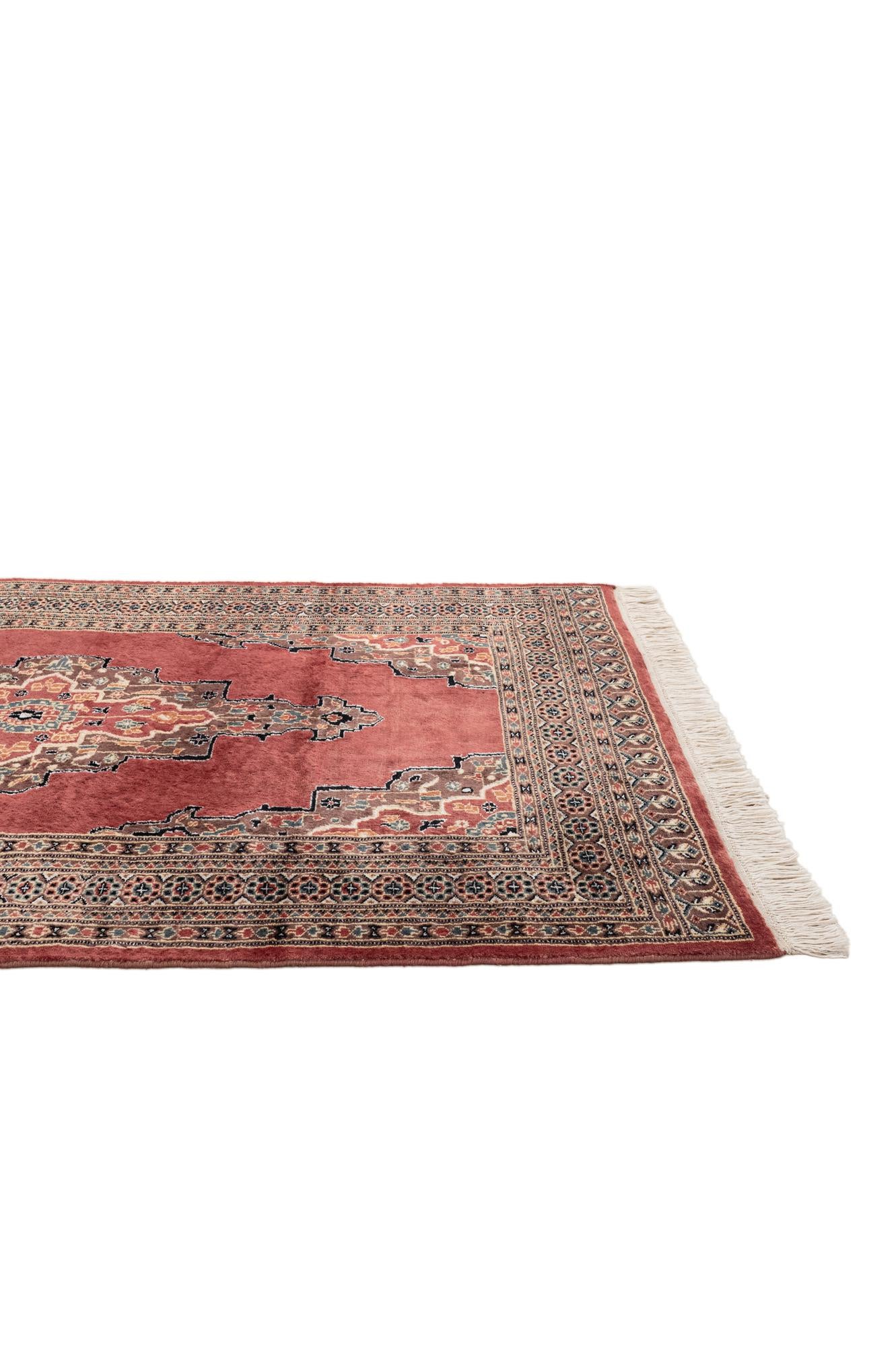 4' 4 x 5' 11 Hand Knotted Bokhara Oriental Rug