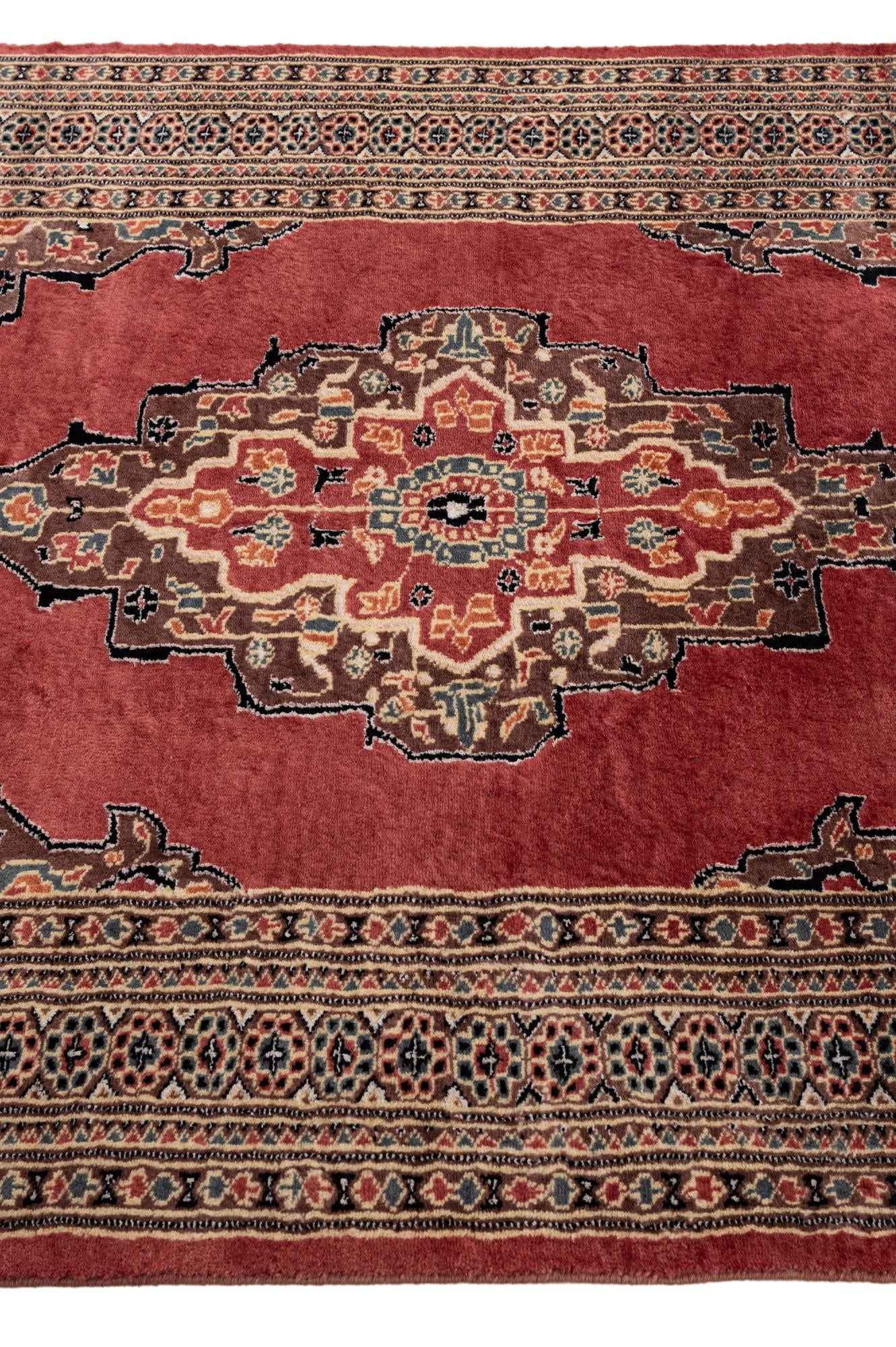 4' 4 x 5' 11 Hand Knotted Bokhara Oriental Rug