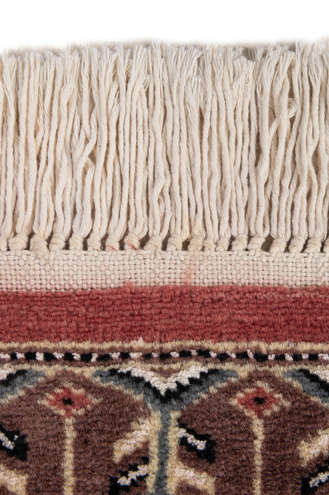 4' 4 x 5' 11 Hand Knotted Bokhara Oriental Rug