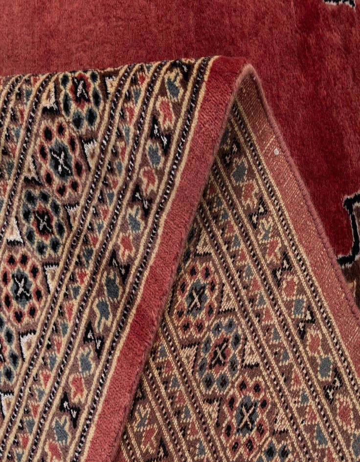 Detail image of 4' 4 x 5' 11  Hand Knotted Bokhara Oriental Rug