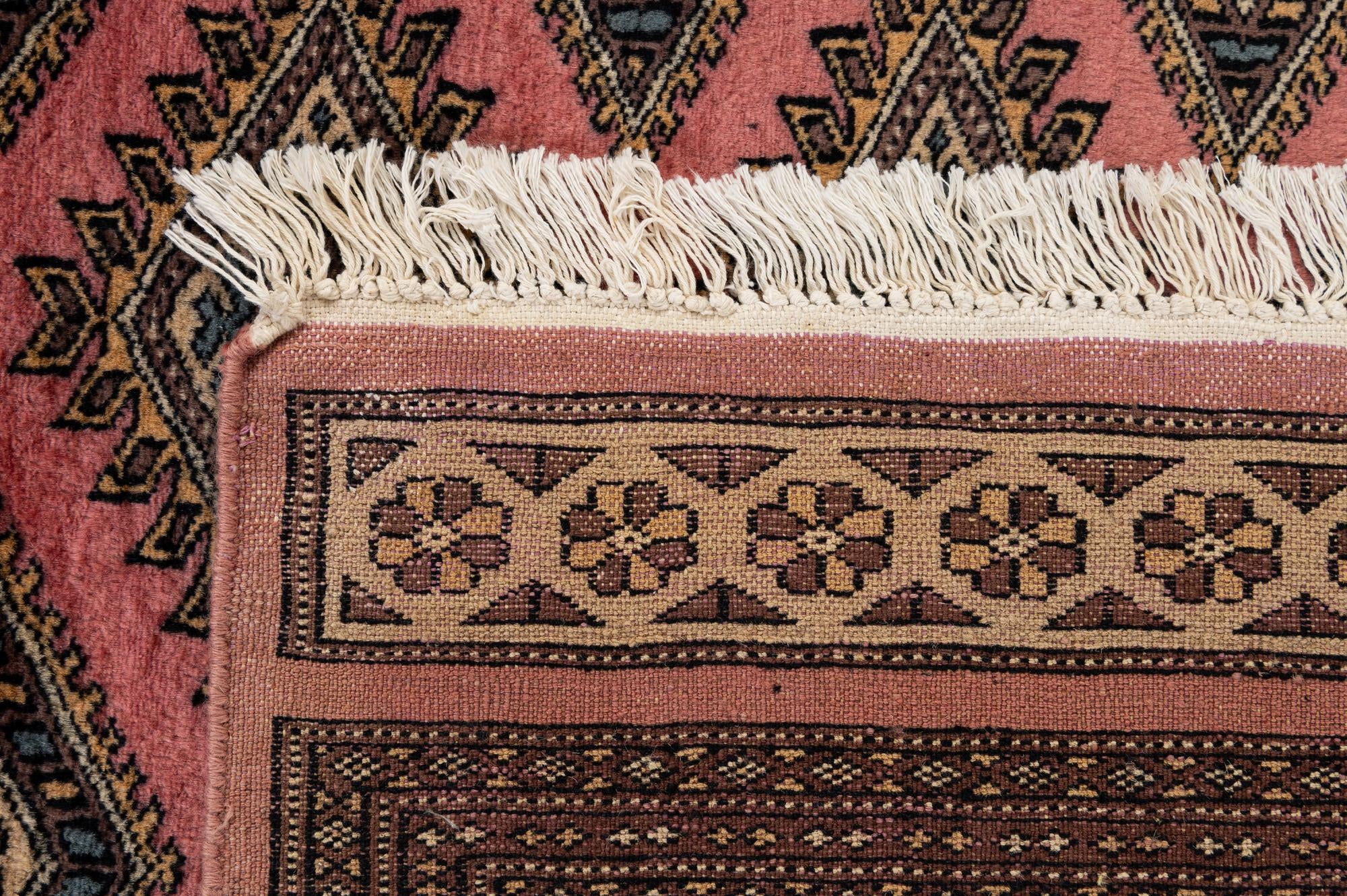 4' 2 x 6' 5 Hand Knotted Bokhara Wool Rug