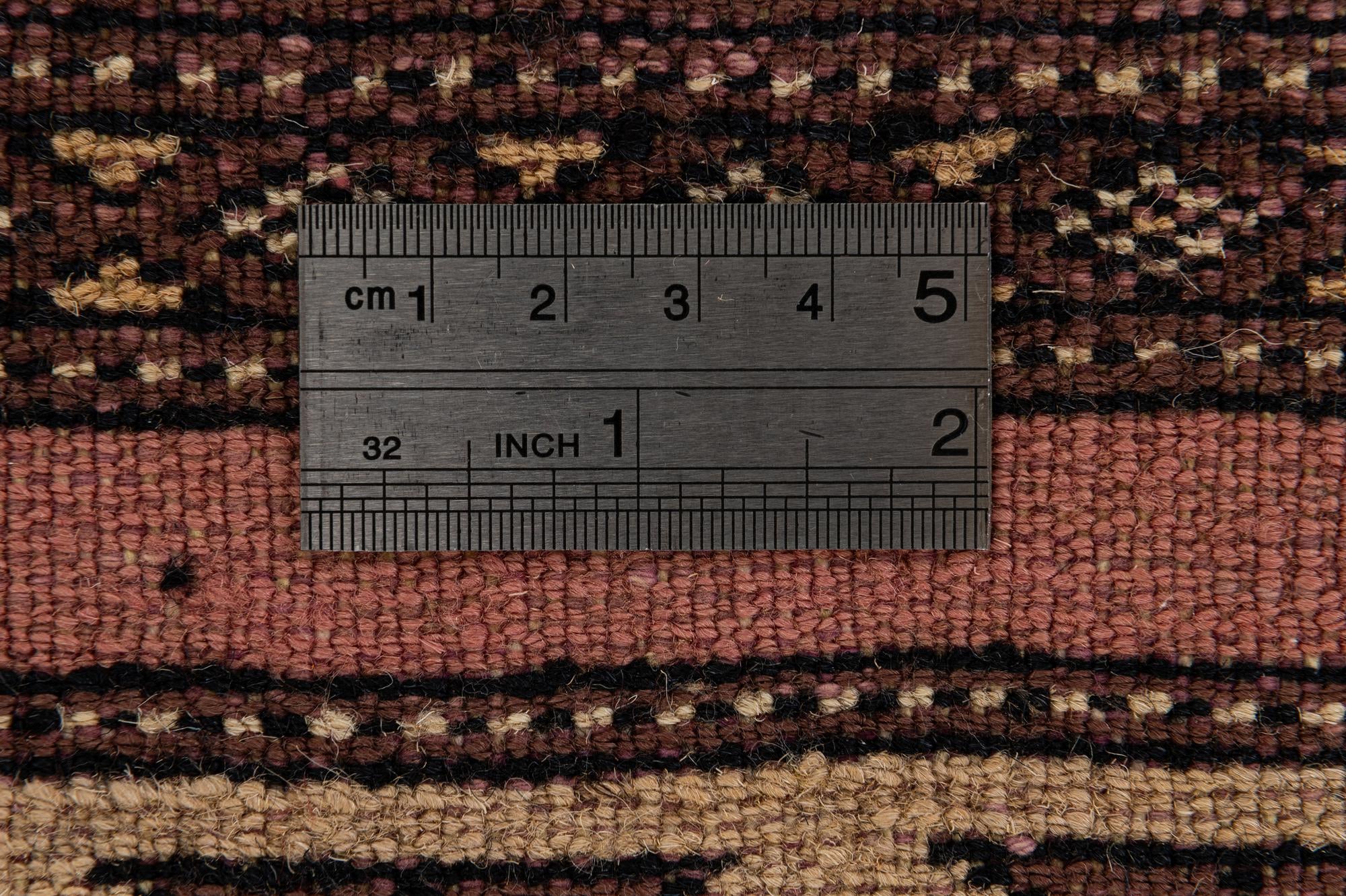 4' 2 x 6' 5 Hand Knotted Bokhara Wool Rug