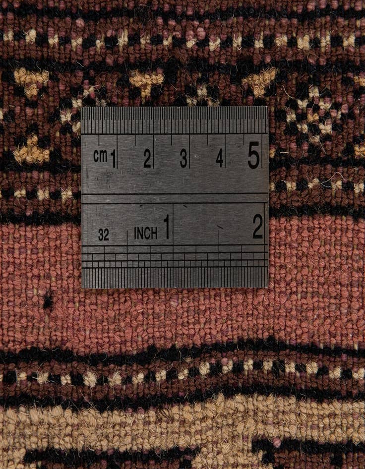 Detail image of 4' 2 x 6' 5  Hand Knotted Bokhara Wool Rug