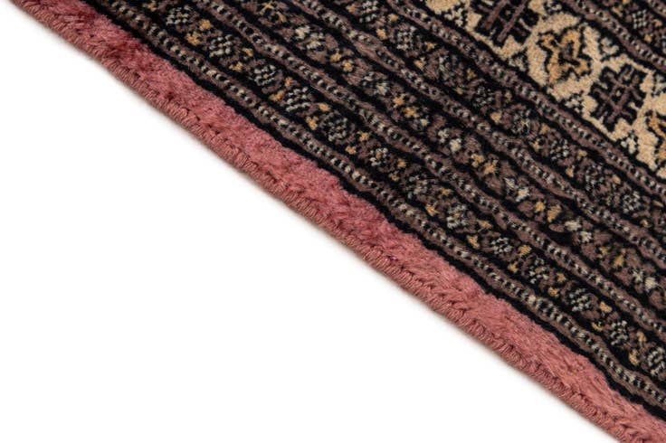 Detail image of 4' 2 x 6' 5 Hand Knotted Bokhara Wool Rug