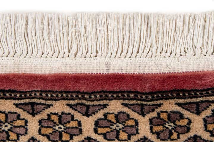 4' 2 x 6' 5 Hand Knotted Bokhara Wool Rug