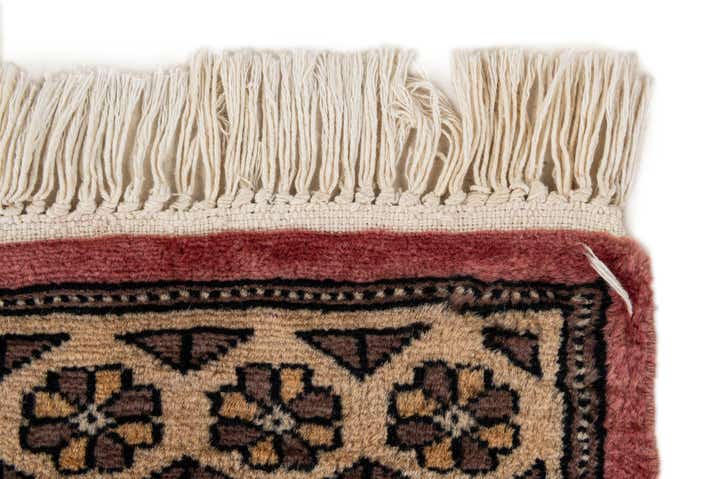 4' 2 x 6' 5 Hand Knotted Bokhara Wool Rug