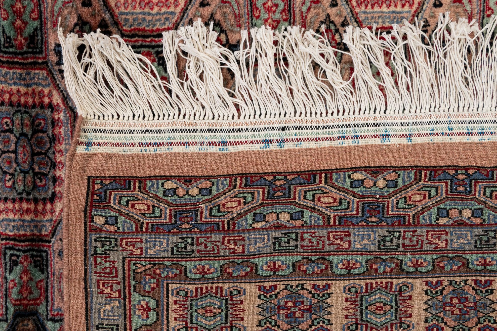4' 4 x 6' 2 Hand Knotted Bokhara Oriental Wool Rug