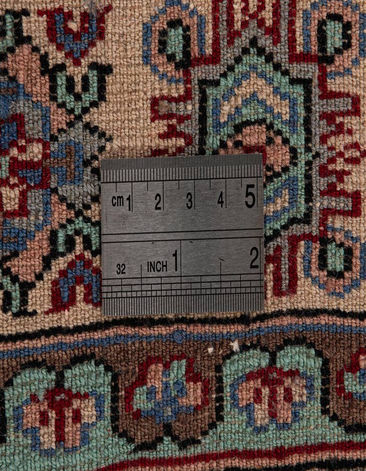 Detail image of 4' 4 x 6' 2  Hand Knotted Bokhara Oriental Wool Rug