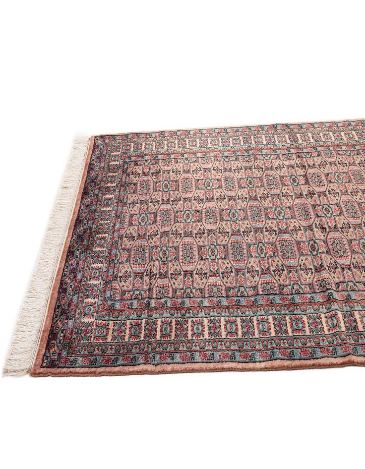 Detail image of 4' 4 x 6' 2  Hand Knotted Bokhara Oriental Wool Rug