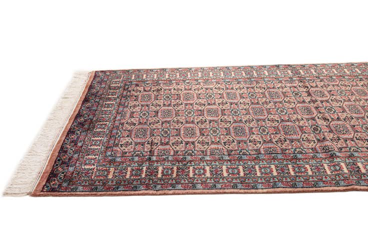 Detail image of 4' 4 x 6' 2 Hand Knotted Bokhara Oriental Wool Rug