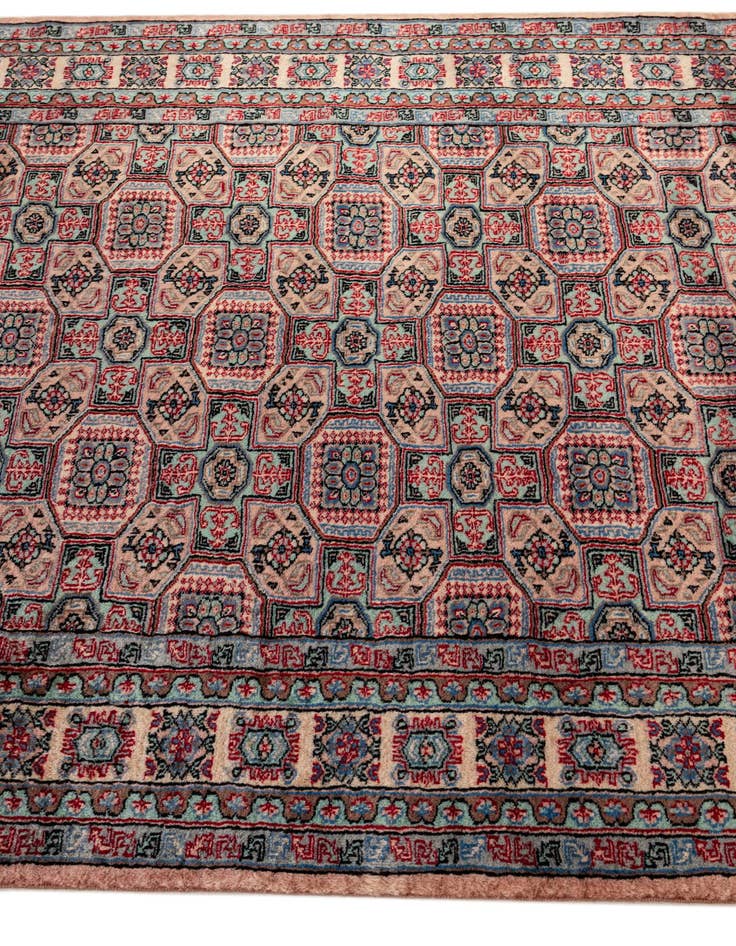 Detail image of 4' 4 x 6' 2  Hand Knotted Bokhara Oriental Wool Rug
