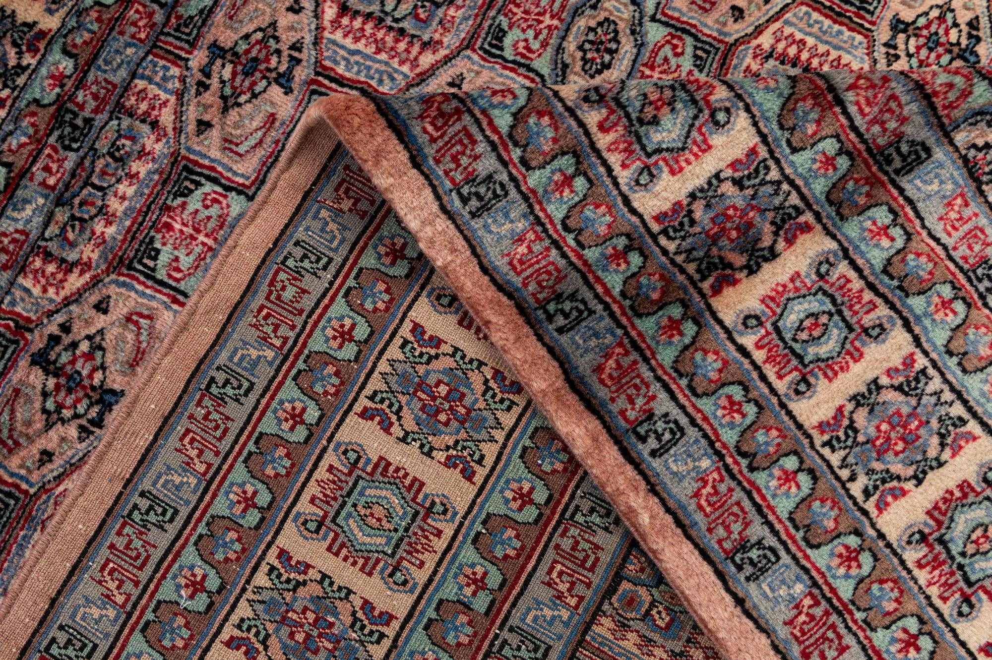 4' 4 x 6' 2 Hand Knotted Bokhara Oriental Wool Rug