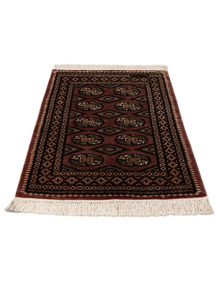 2' 7 x 3' 10 Hand Knotted Bokhara Oriental Rug