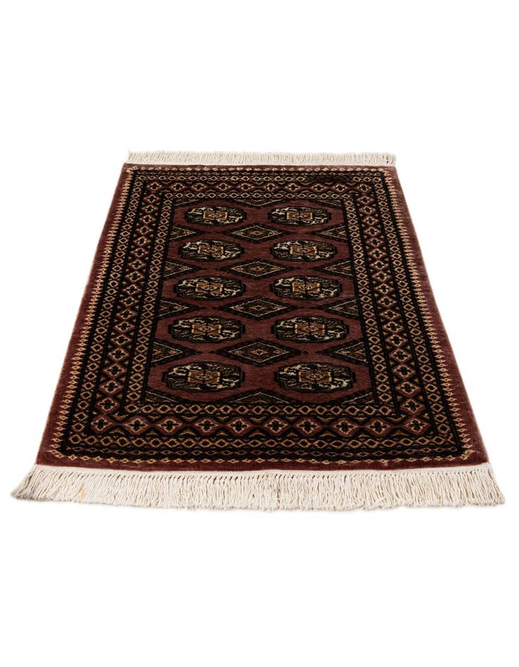 Detail image of 2' 7 x 3' 10 Hand Knotted Bokhara Oriental Rug