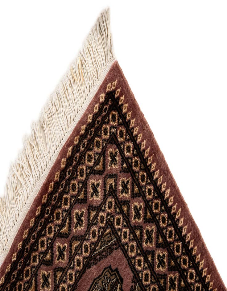 Detail image of 2' 7 x 3' 10  Hand Knotted Bokhara Oriental Rug