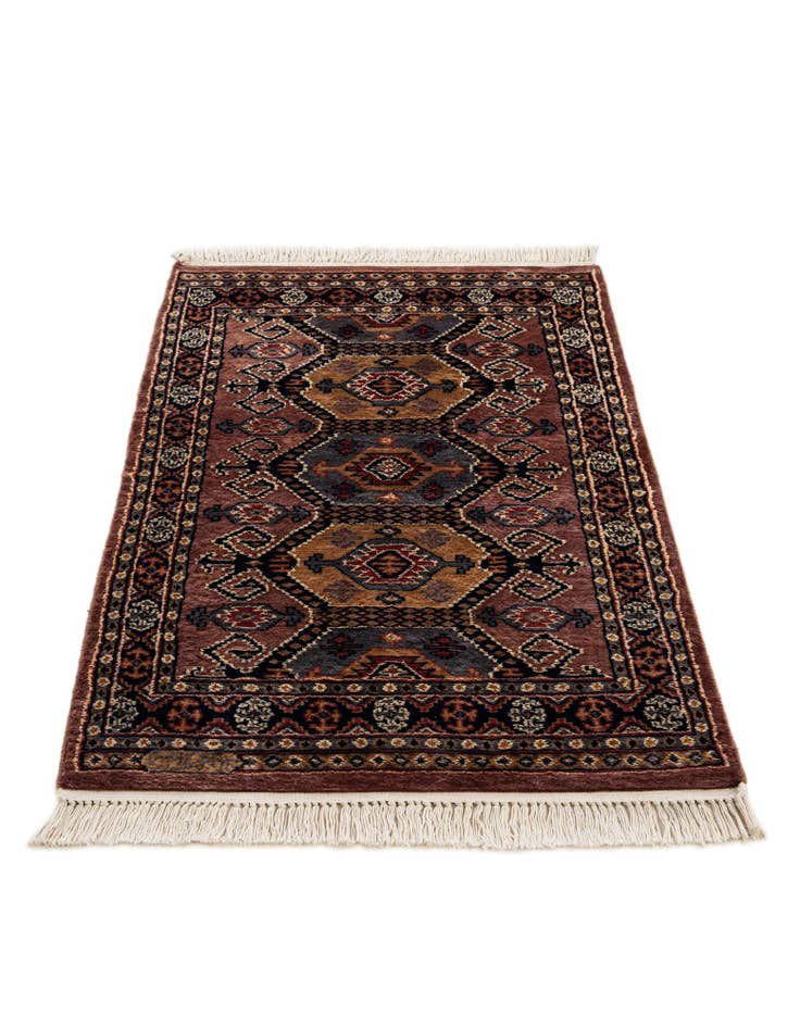 Detail image of 2' 7 x 4' 2 Hand Knotted Bokhara Oriental Rug