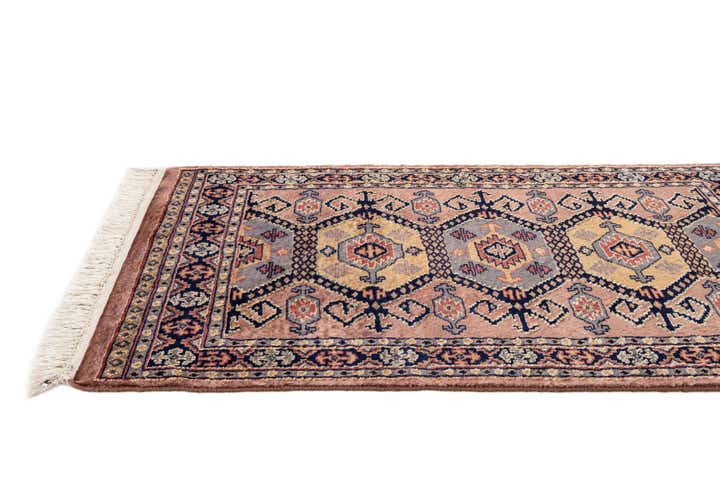 2' 7 x 4' 2 Hand Knotted Bokhara Oriental Rug