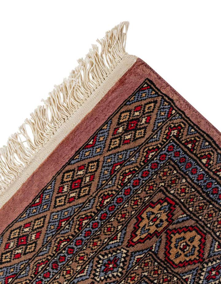 4' 2 x 6' 3 Hand Knotted Bokhara Oriental Wool Rug