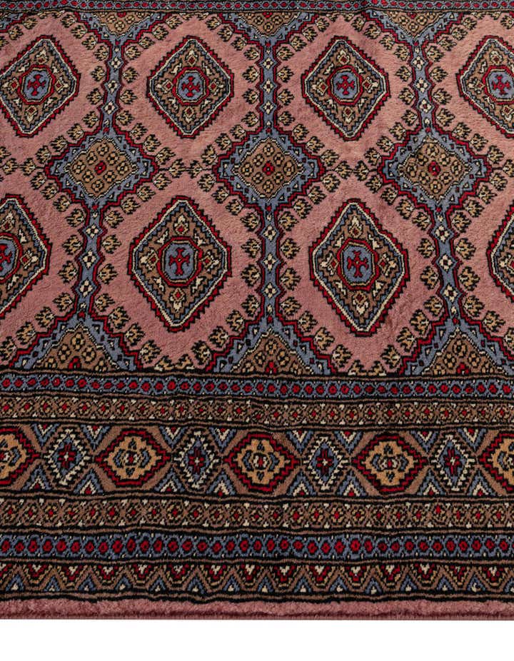 4' 2 x 6' 3 Hand Knotted Bokhara Oriental Wool Rug