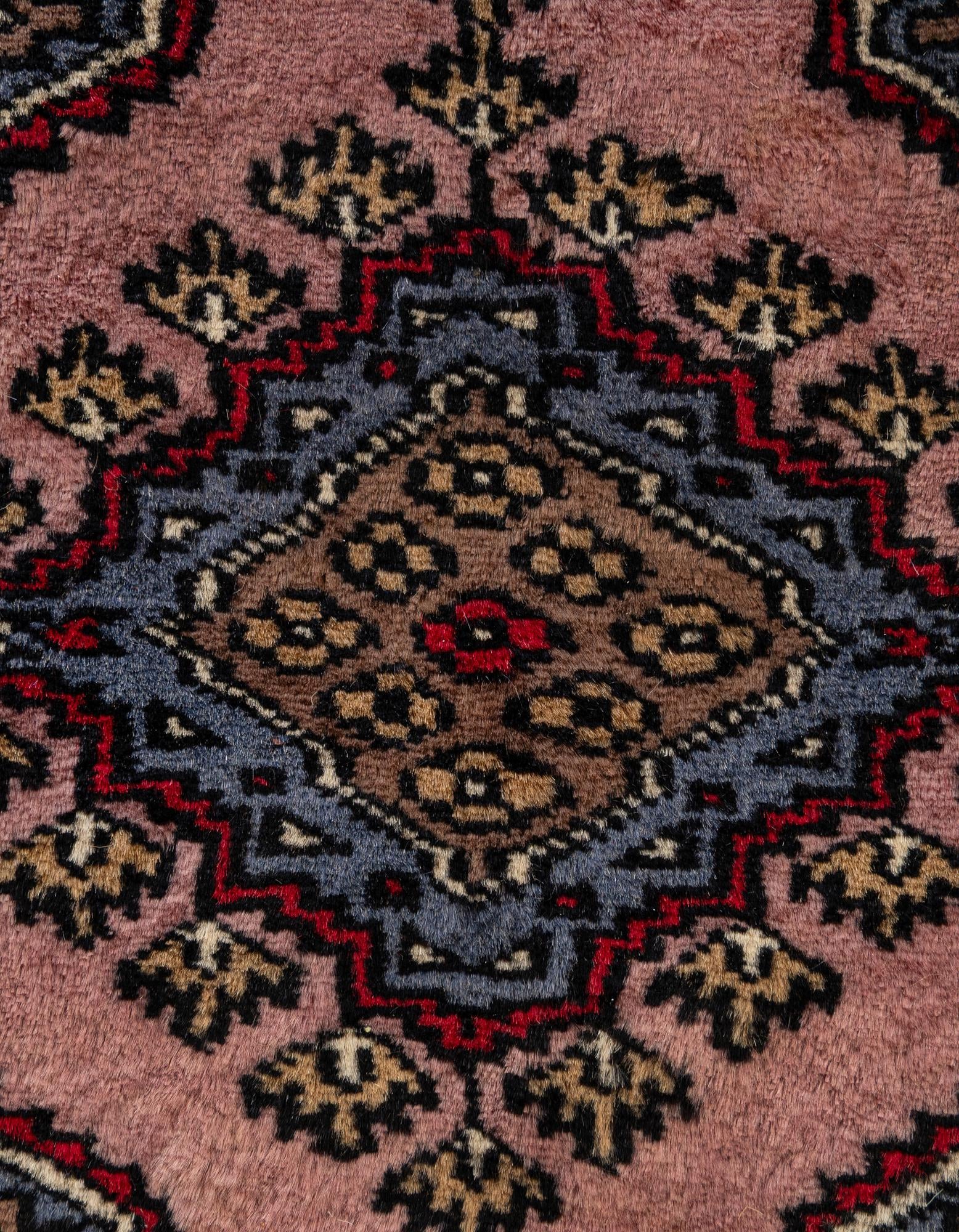 4' 2 x 6' 3 Hand Knotted Bokhara Oriental Wool Rug