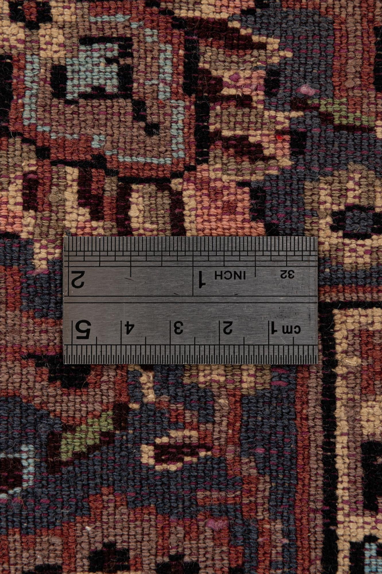 3' 3 x 5' 2 Hand Knotted Bokhara Oriental Rug