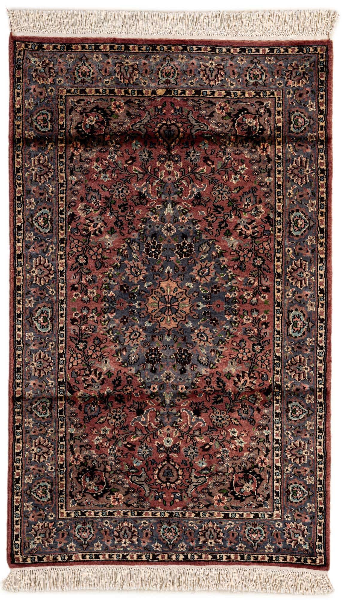 3' 3 x 5' 2 Hand Knotted Bokhara Oriental Rug