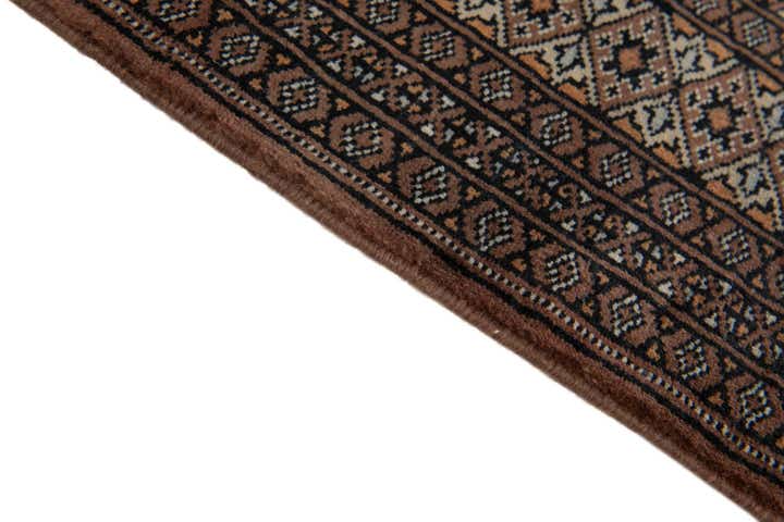 4' 2 x 6' 5 Hand Knotted Bokhara Oriental Wool Rug