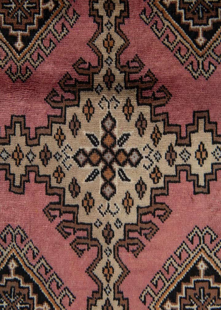 4' 2 x 6' 5 Hand Knotted Bokhara Oriental Wool Rug