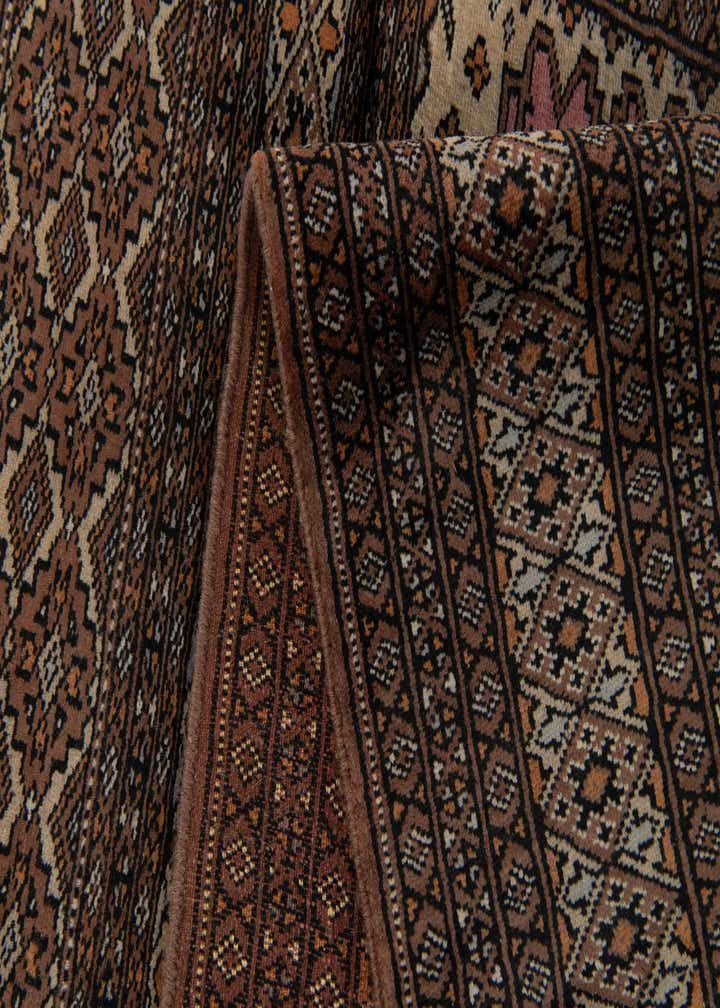4' 2 x 6' 5 Hand Knotted Bokhara Oriental Wool Rug