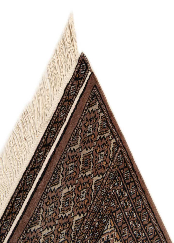 4' 2 x 6' 5 Hand Knotted Bokhara Oriental Wool Rug