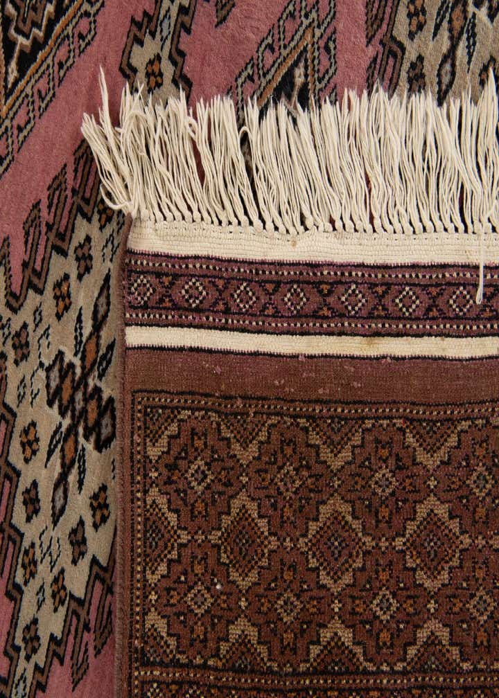4' 2 x 6' 5 Hand Knotted Bokhara Oriental Wool Rug