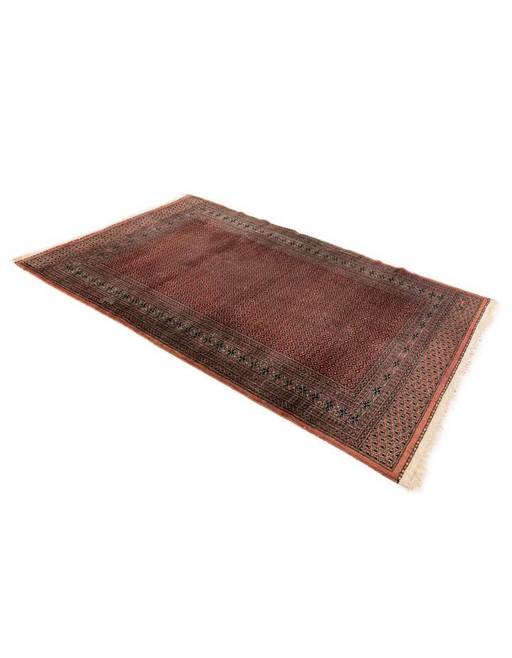 4' 1 x 6' 3 Hand Knotted Bokhara Oriental Wool Rug
