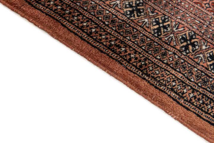 4' 1 x 6' 3 Hand Knotted Bokhara Oriental Wool Rug