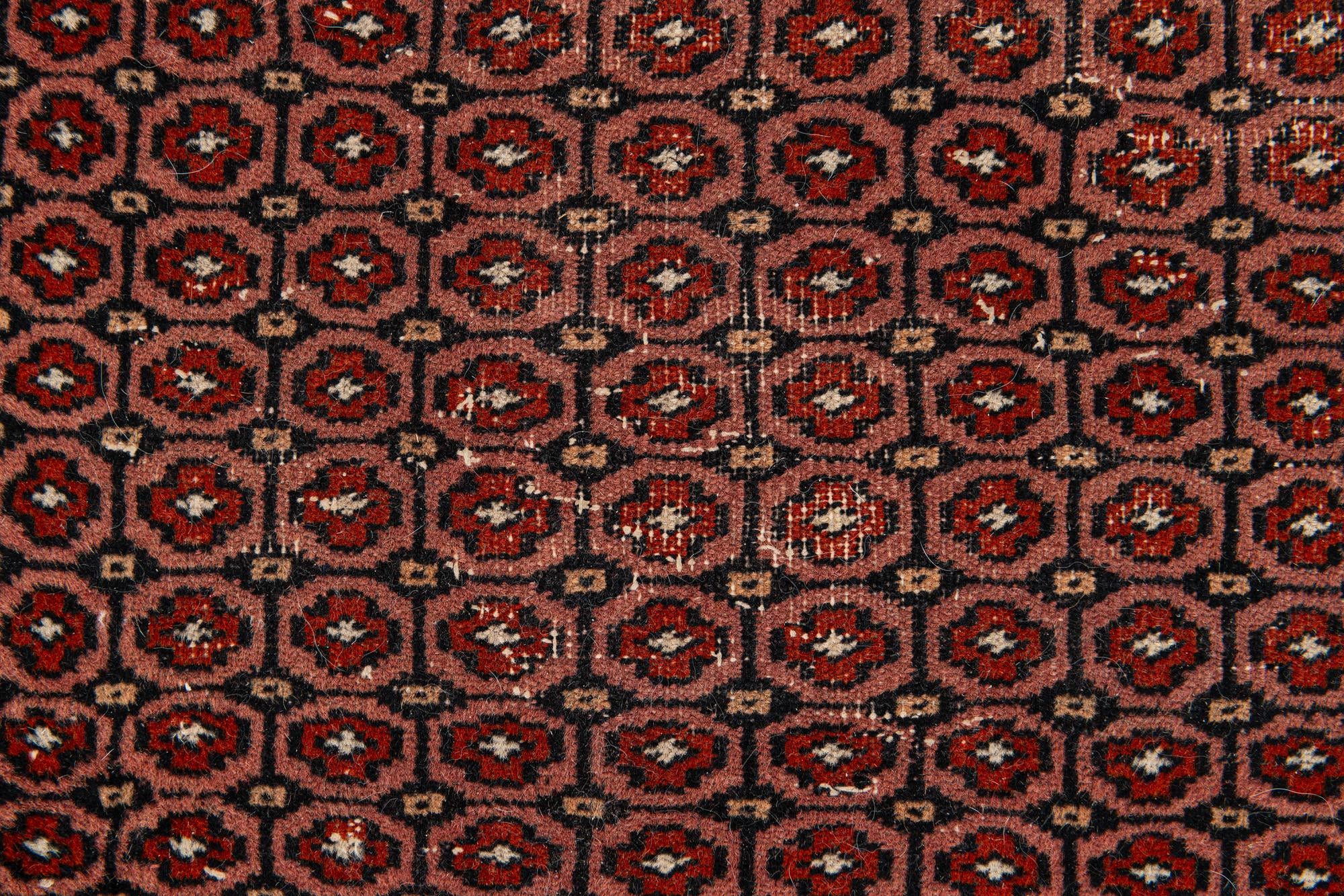 4' 1 x 6' 3 Hand Knotted Bokhara Oriental Wool Rug