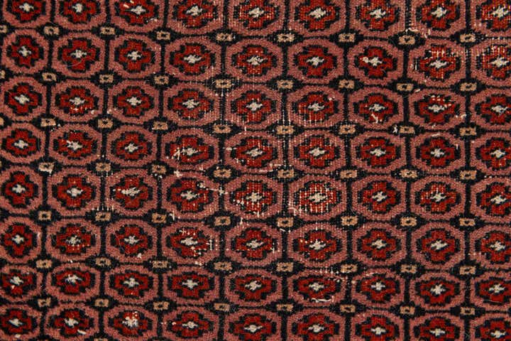 4' 1 x 6' 3 Hand Knotted Bokhara Oriental Wool Rug