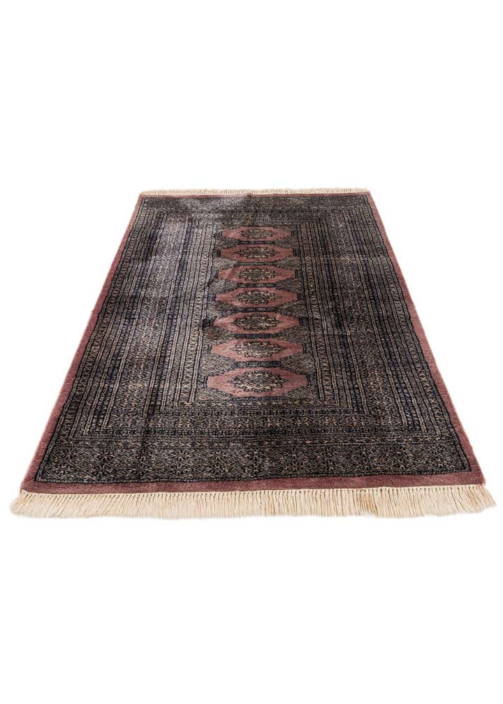 3' 1 x 4' 6 Hand Knotted Bokhara Wool Rug