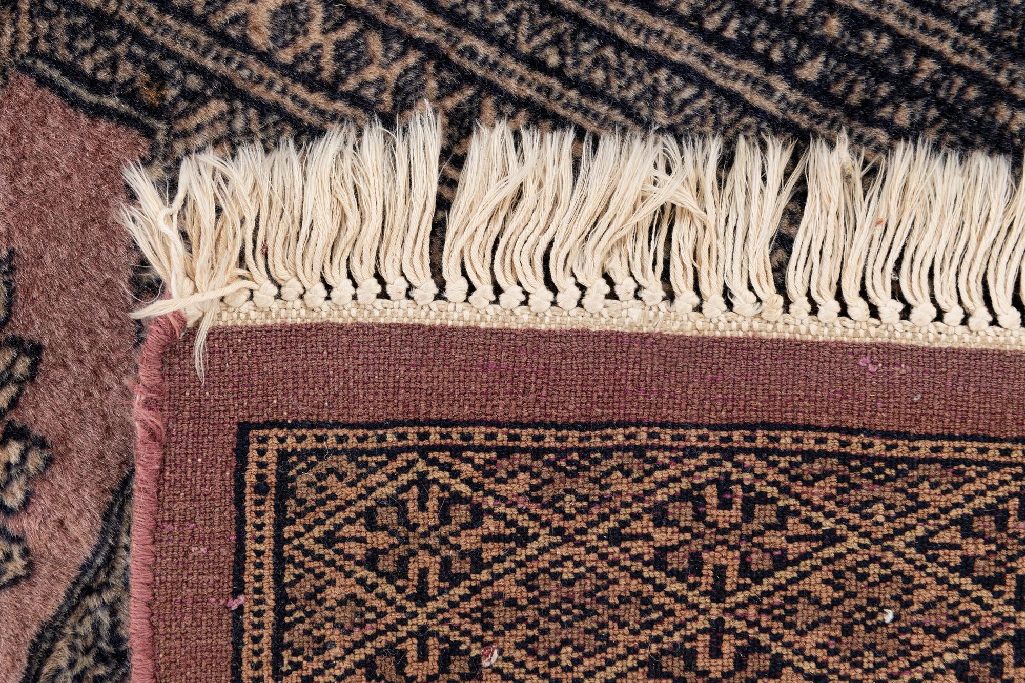 3' 1 x 4' 6 Hand Knotted Bokhara Wool Rug
