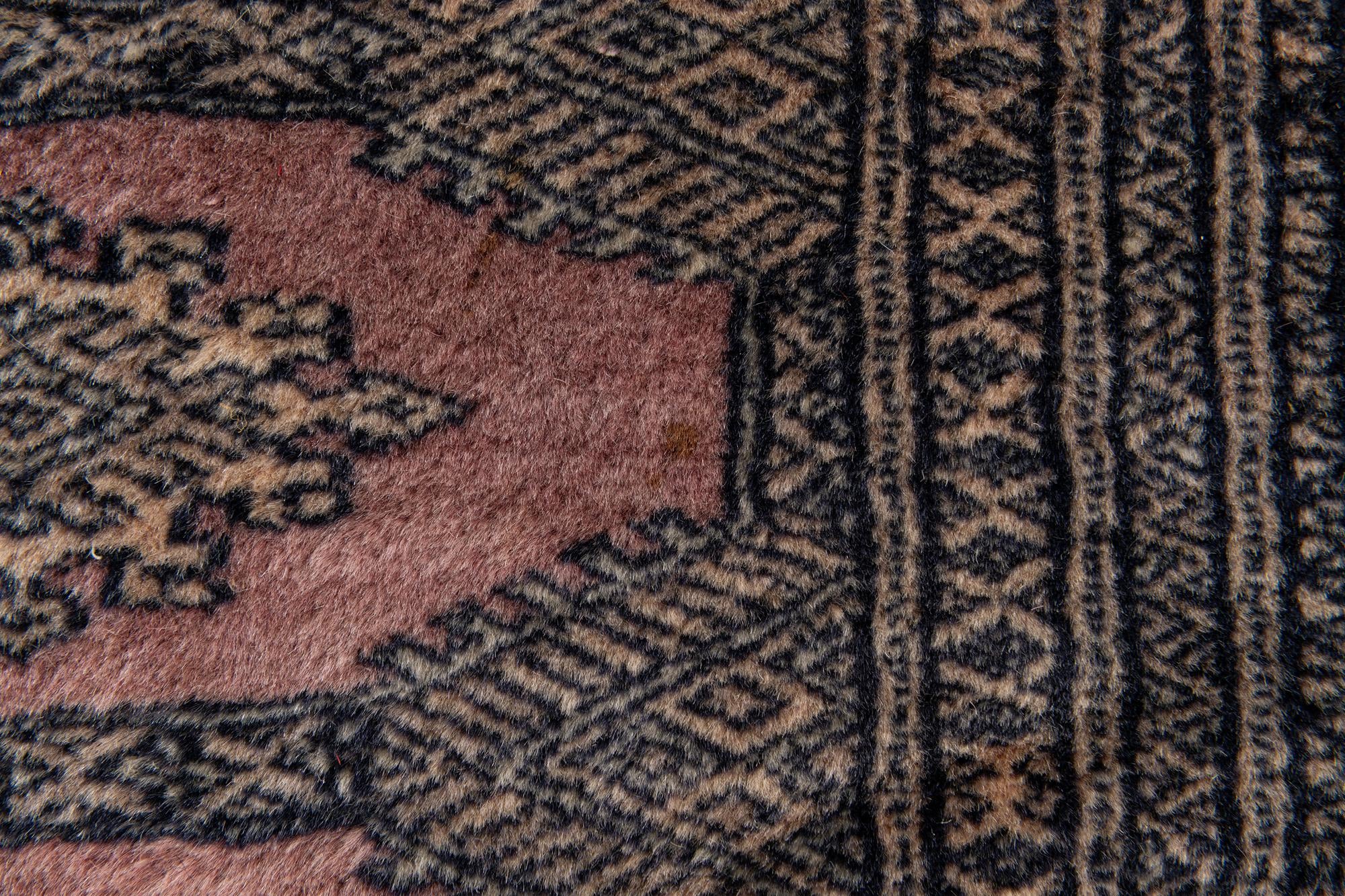 3' 1 x 4' 6 Hand Knotted Bokhara Wool Rug