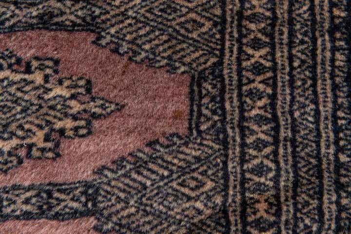 3' 1 x 4' 6 Hand Knotted Bokhara Wool Rug