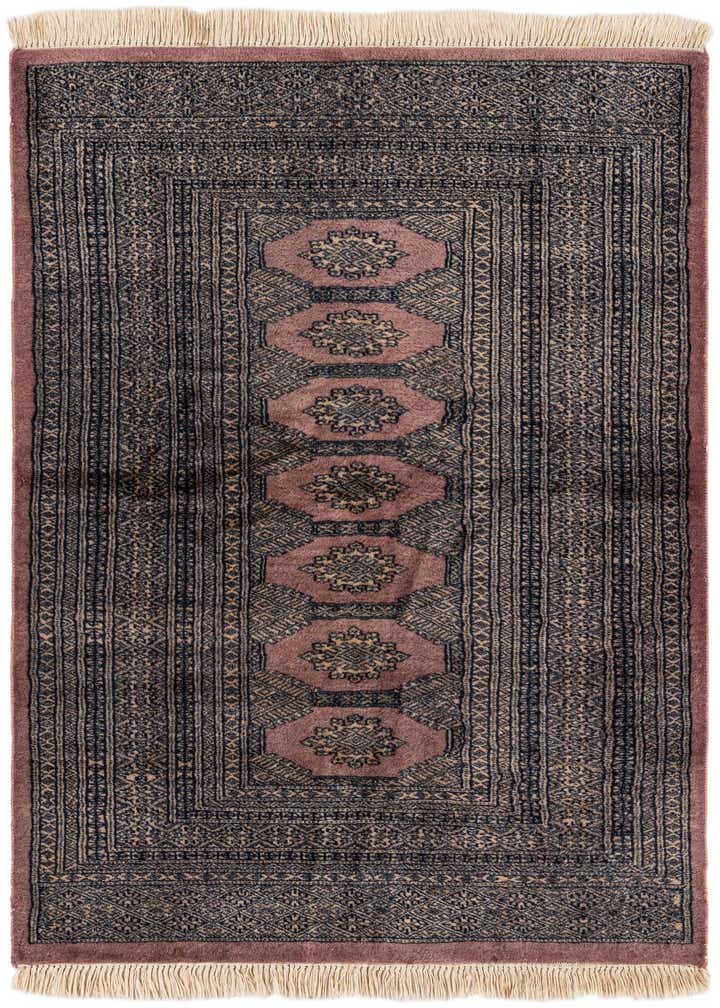 3' 1 x 4' 6 Hand Knotted Bokhara Wool Rug
