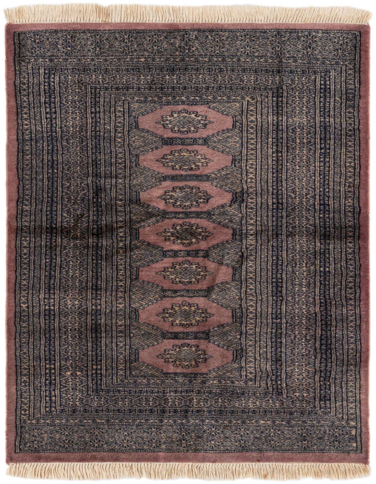 3' 1 x 4' 6 Hand Knotted Bokhara Wool Rug