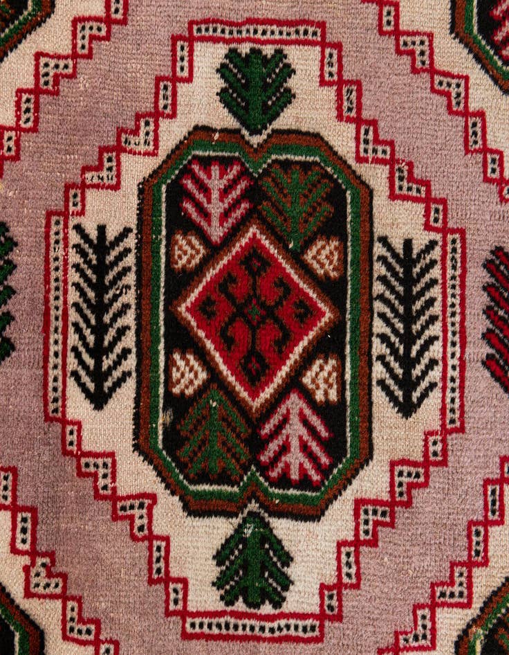 Detail image of 9' 10 x 12' 11  Hand Knotted Bokhara Oriental Wool Rug