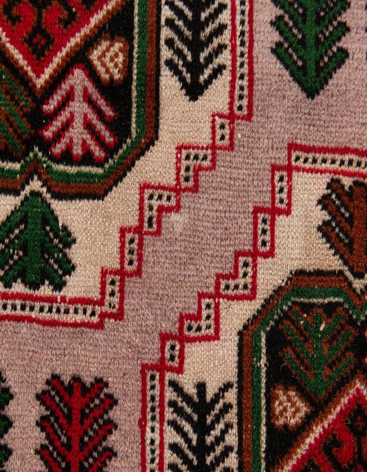 Detail image of 9' 10 x 12' 11  Hand Knotted Bokhara Oriental Wool Rug