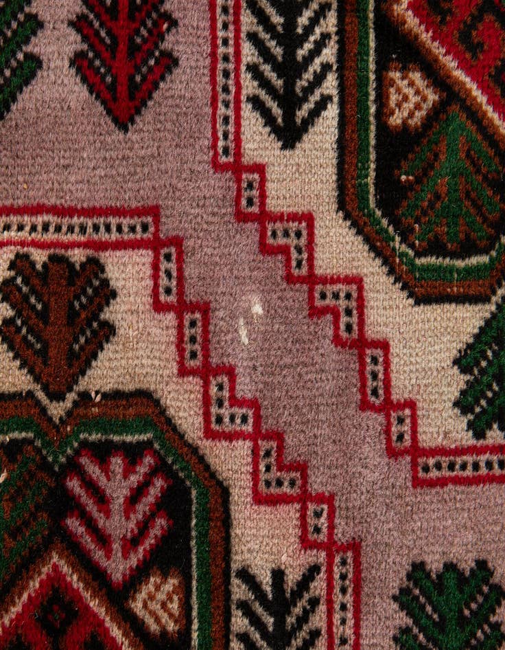 Detail image of 9' 10 x 12' 11  Hand Knotted Bokhara Oriental Wool Rug