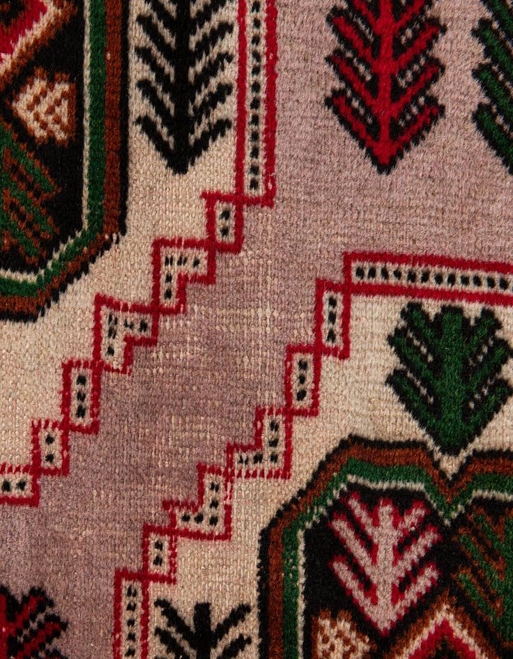 Detail image of 9' 10 x 12' 11  Hand Knotted Bokhara Oriental Wool Rug
